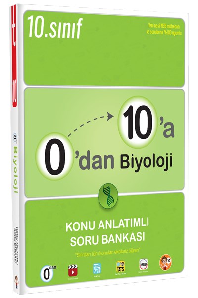 0'dan 10'a Biyoloji Konu Anlatımlı Soru Bankası - Tonguç Yayınları