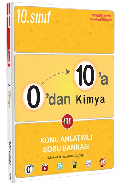 0'dan 10'a Kimya Konu Anlatımlı Soru Bankası - Tonguç Yayınları