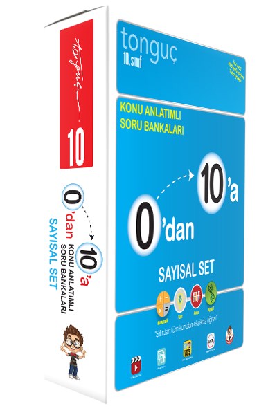 0'dan 10'a Konu Anlatımlı Soru Bankası SAYISAL Set - Tonguç Yayınları