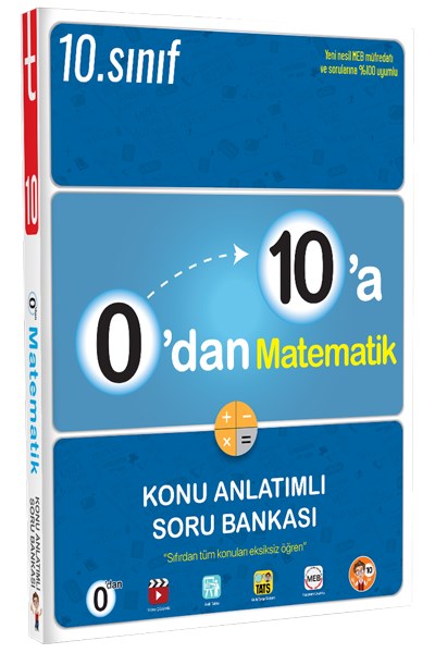 0'dan 10'a Matematik Konu Anlatımlı Soru Bankası - Tonguç Yayınları