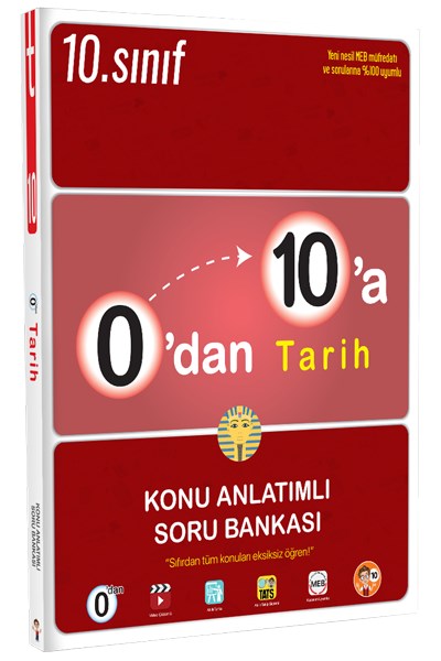 0'dan 10'a Tarih Konu Anlatımlı Soru Bankası - Tonguç Yayınları