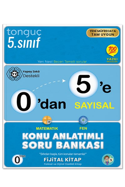 0'dan 5'e Sayısal Konu Anlatımlı Soru Bankası - Tonguç Yayınları