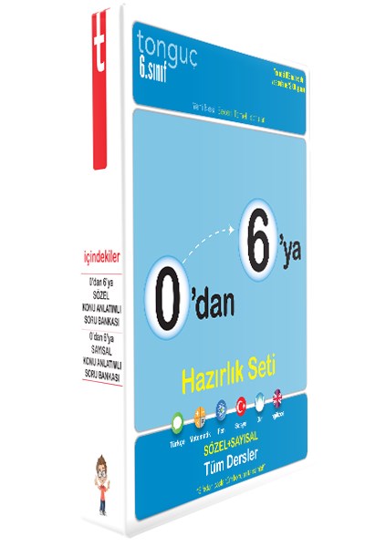 0'dan 6'ya Konu Anlatımlı Soru Bankası Seti - Tonguç Yayınları