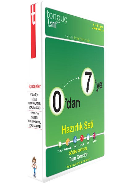 0'dan 7'ye Konu Anlatımlı Soru Bankası Seti - Tonguç Yayınları
