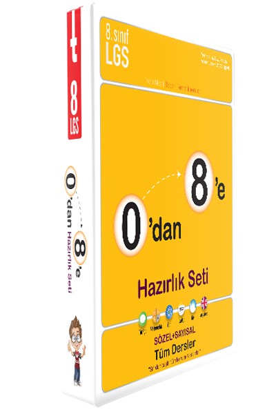 0'dan 8'e Hazırlık Seti Konu Tekrarlı - Tonguç Yayınları