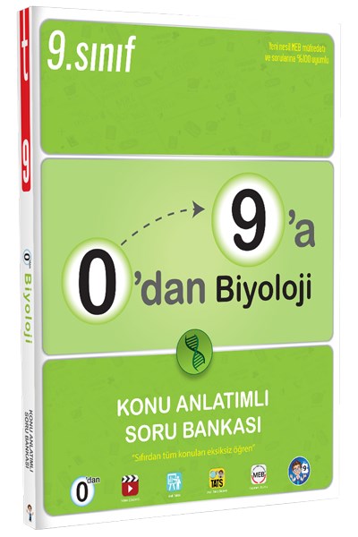 0'dan 9'a Biyoloji Konu Anlatımlı Soru Bankası - Tonguç Yayınları
