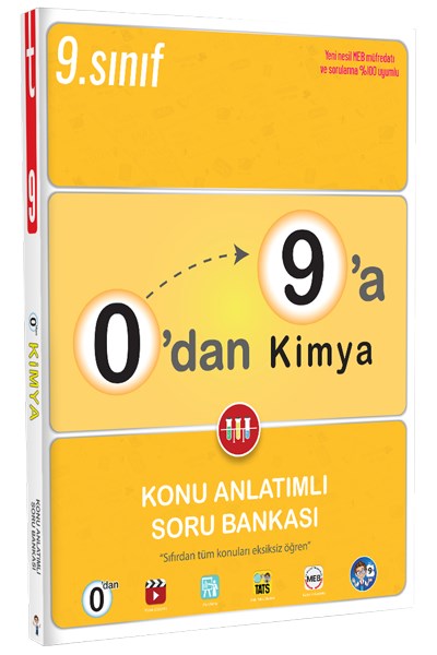 0'dan 9'a Kimya Konu Anlatımlı Soru Bankası - Tonguç Yayınları