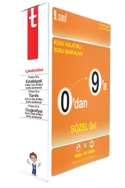 0'dan 9'a Konu Anlatımlı SÖZEL Soru Bankası Seti - Tonguç Yayınları