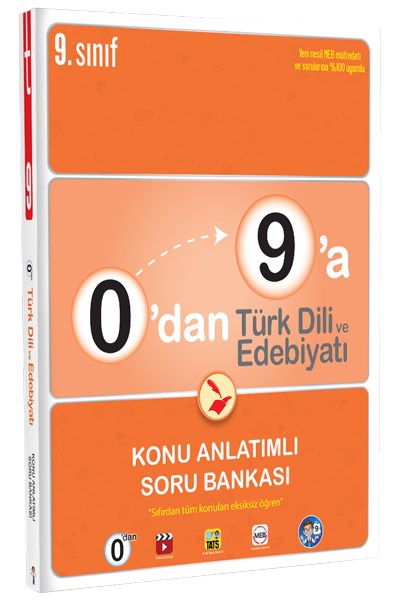 0'dan 9'a Türk Dili ve Edebiyatı Konu Anlatımlı Soru Bankası - Tonguç Yayınları