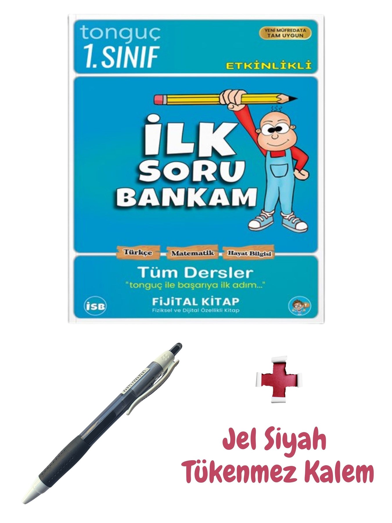 1. Sınıf Tüm Dersler Soru Bankası + Jel Tükenmez Kalem - Tonguç Akademi