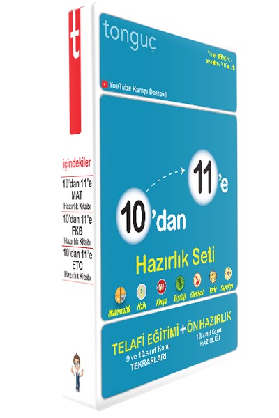 10'dan 11'e Hazırlık Seti Tüm Dersler - Tonguç Yayınları