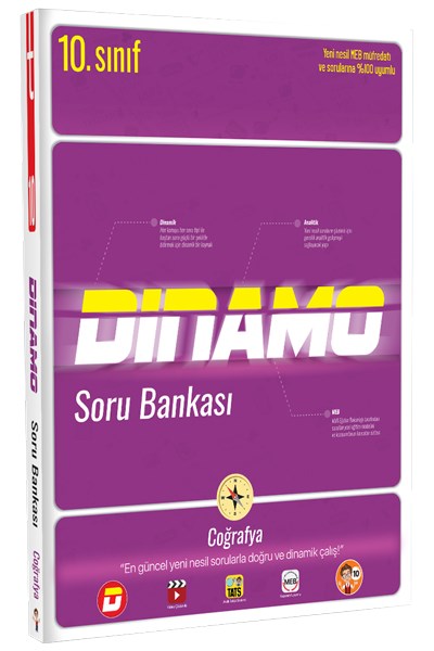 10. Sınıf Dinamo Coğrafya Soru Bankası  Tonguç Yayınları