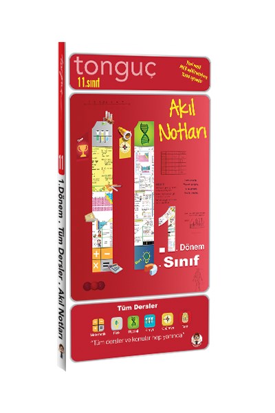 11.1 Akıl Notları Cep Boy 11. Sınıf 1. Dönem Ders Notları  Tonguç Yayınları