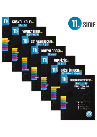 11. Sınıf Yazılı Provaları Seti - 7 Kitap 1 ve 2. Dönem - Tonguç Yayınları