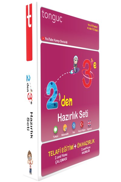 2'den 3'e Hazırlık Seti - Telafi ve Ön Hazırlık - Tonguç Yayınları