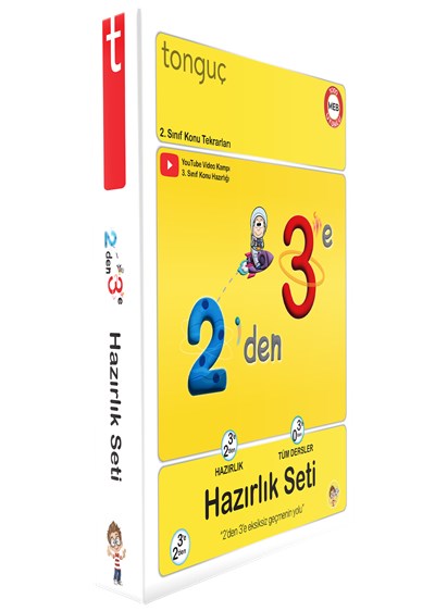 2\'den 3\'e Hazırlık Seti - Telafi ve Ön Hazırlık - Tonguç Yayınları
