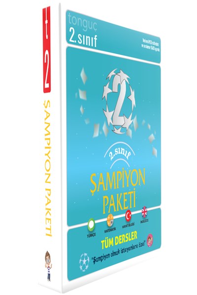 2. Sınıf Şampiyon Paketi   4 Kitap  Tonguç Akademi