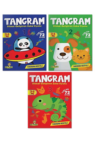 36 Yaş Mucit Karınca Tangram Dikkat Geliştirme Seti Yükselen Zeka