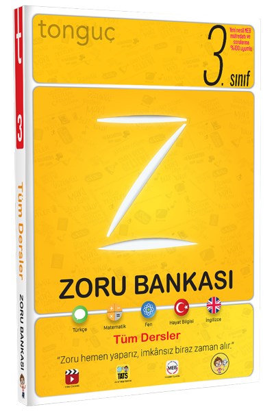 3. Sınıf Tüm Dersler Zoru Bankası   Tonguç Yayınları