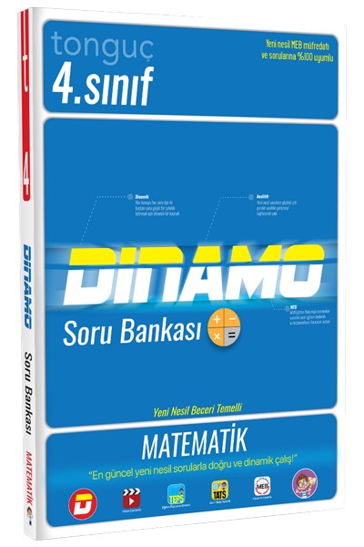 4. Sınıf Matematik Dinamo Soru Bankası  Tonguç Yayınları