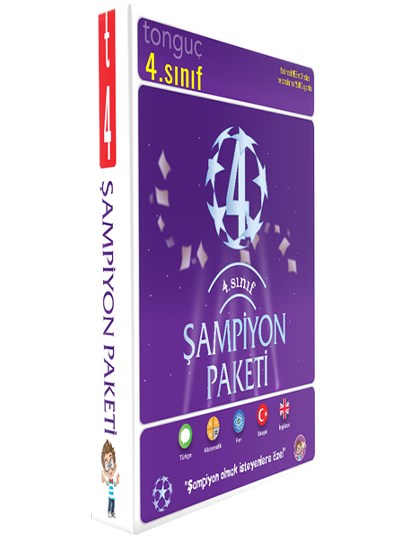 4. Sınıf Şampiyon Paketi  4 Kitap Tonguç Akademi
