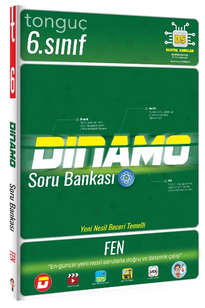 6. Sınıf Dinamo Fen Bilimleri Soru Bankası  Tonguç Yayınları