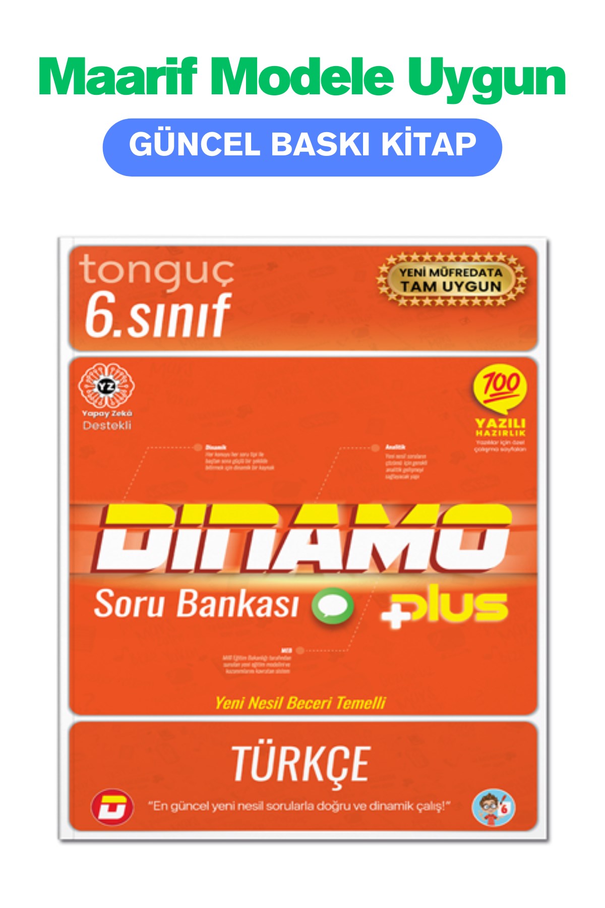 6. Sınıf Dinamo Türkçe Soru Bankası - Tonguç Yayınları