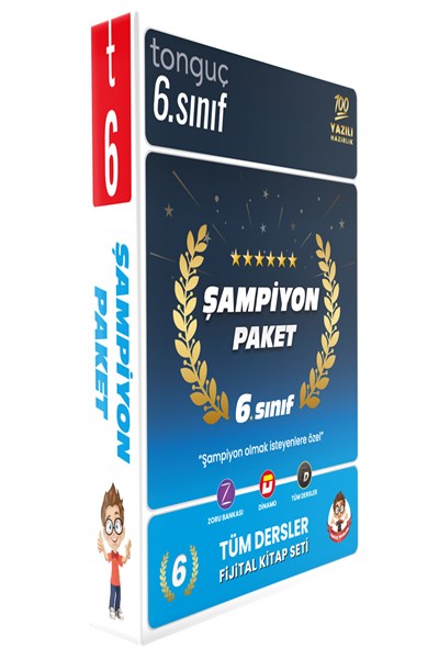 6. Sınıf Şampiyon Paketi  Tonguç Akademi