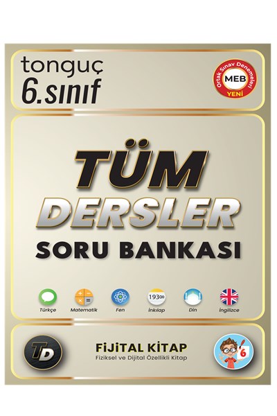 6. Sınıf Tüm Dersler Soru Bankası  Tonguç Yayınları