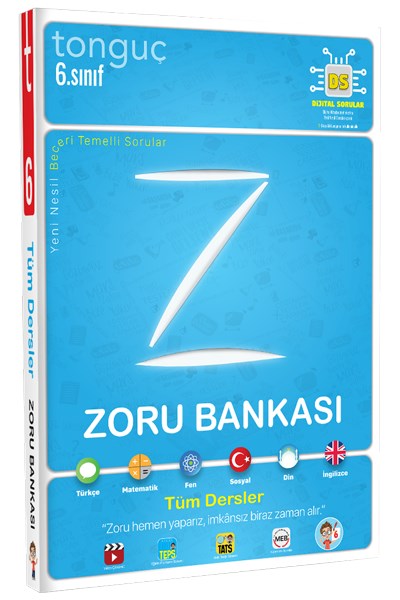 6. Sınıf Zoru Bankası Tüm Dersler Soru Bankası  Tonguç Yayınları