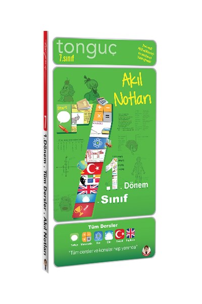 7.1 Akıl Notları Cep Boy 7. Sınıf 1. Dönem Ders Notları  Tonguç Yayınları