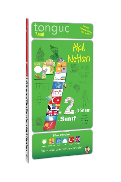 7.2 Akıl Notları Cep Boy 7. Sınıf 2. Dönem Ders Notları  Tonguç Yayınları