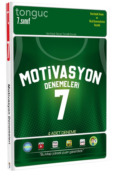 7. Sınıf 4'lü Motivasyon Denemeleri - Tonguç Yayınları