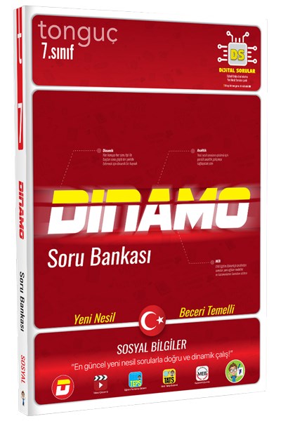 7. Sınıf Dinamo Sosyal Bilgiler Soru Bankası   Tonguç Yayınları
