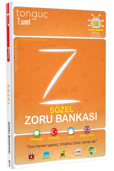 7. Sınıf Sözel Zoru Bankası Tonguç Yayınları