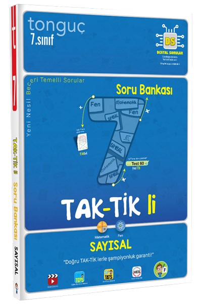 7. Sınıf Taktikli Sayısal Soru Bankası  Tonguç Yayınları