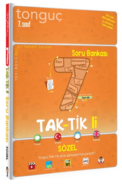7. Sınıf Taktikli Sözel Soru Bankası  Tonguç Yayınları