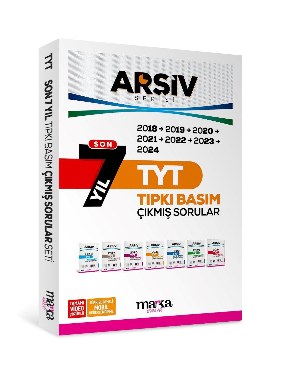 7 Yıllık TYT ARŞİV Serisi Tıpkı Basım Fasikül Fasikül Çıkmış Sorular - Marka Yayınları