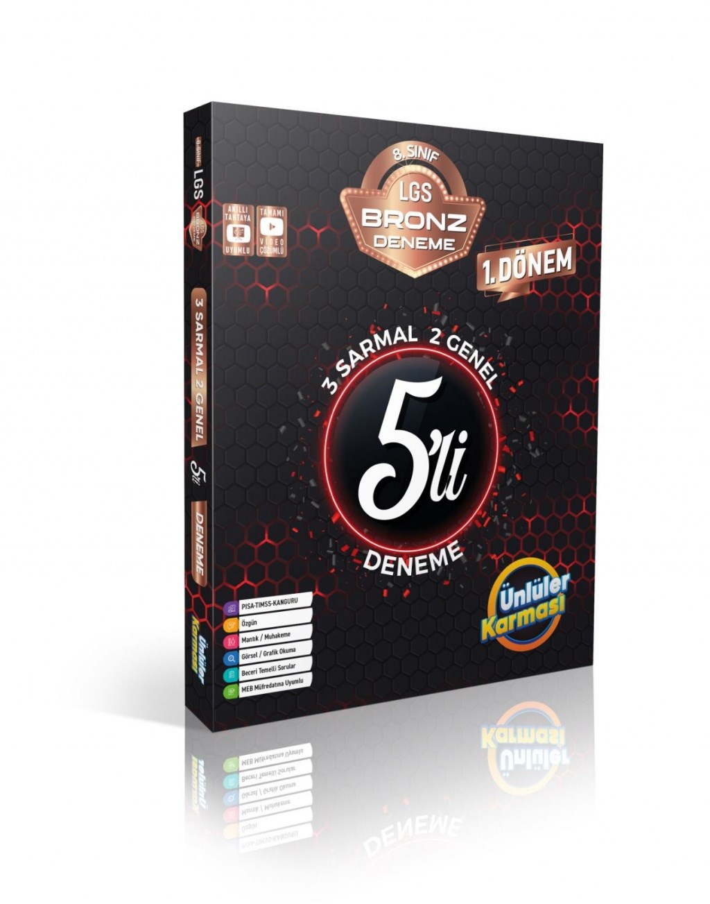 8.Sınıf LGS Bronz 5 li Sarmal Deneme Ünlüler Karması