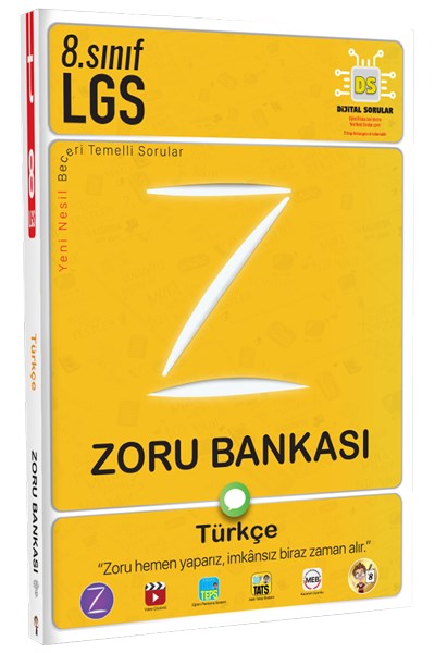 8. Sınıf Türkçe Zoru Bankası  Tonguç Yayınları