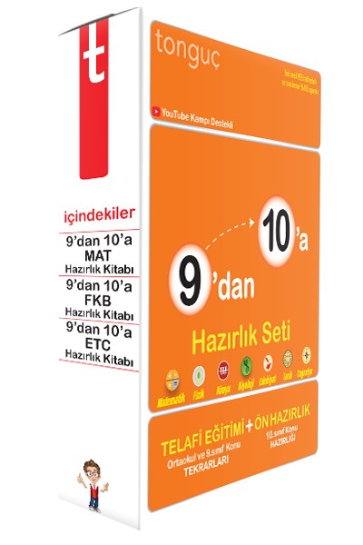 9'dan 10'a Hazırlık Seti - Tüm Dersler - Tonguç Yayınları