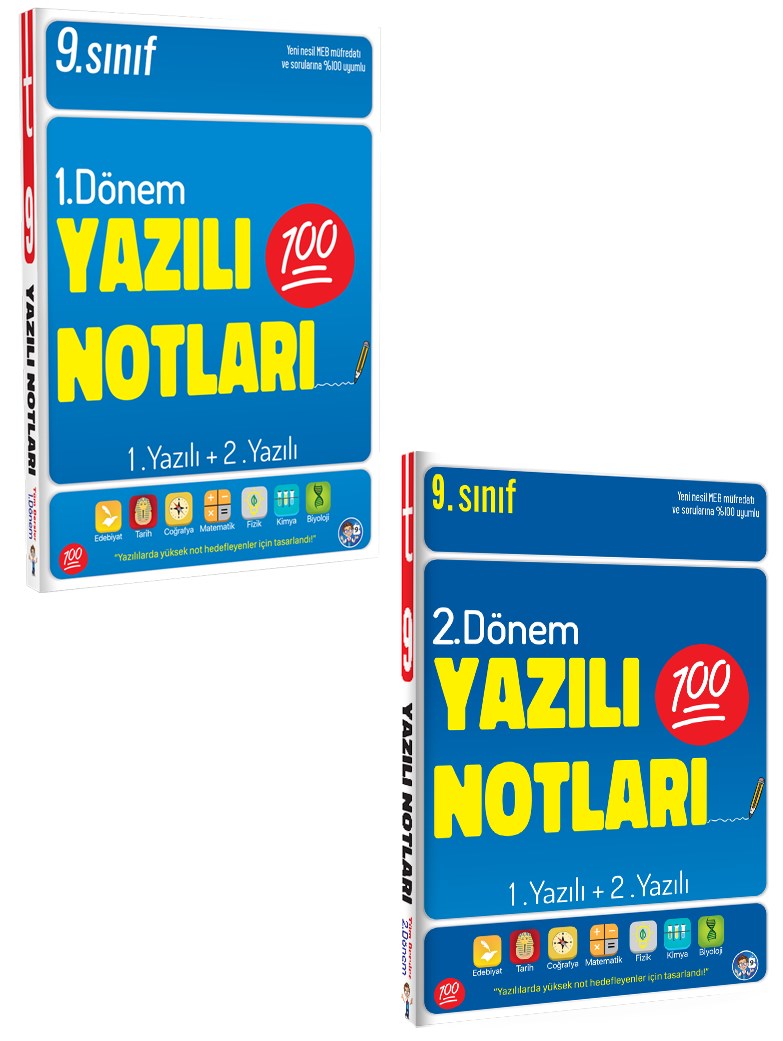9. Sınıf Yazılı Notları 1. Dönem Ve 2. Dönem 1 Ve 2. Yazılı  Tonguç Yayınları