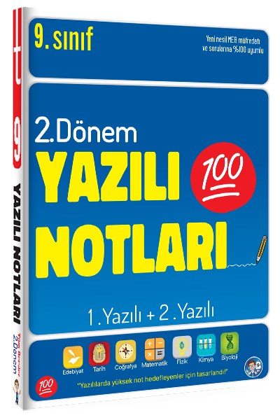 9. Sınıf Yazılı Notları 2. Dönem 1 Ve 2. Yazılı  Tonguç Yayınları