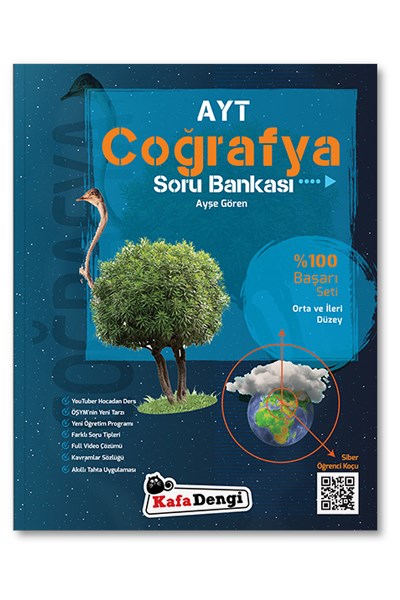 Ayt Coğrafya Soru Bankası Yüzde 100 Başarı Kafa Dengi Yayınları