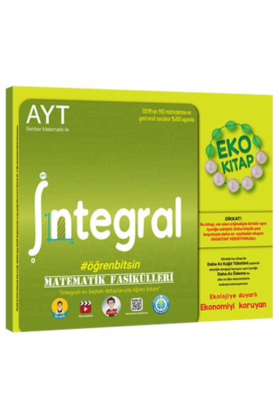 Ayt Matematik Fasikülleri  İntegral Eko  Tonguç Akademi