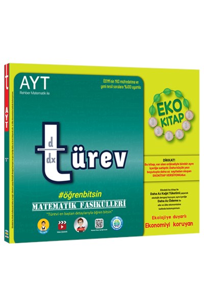 Ayt Matematik Fasikülleri  Türev Eko  Tonguç Yayınları