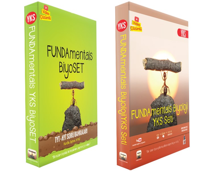 Fundamentals Biyoloji Seti  Ayt Ve Tyt Konu Anlatımı Ve Soru Bankası  4 Kitap