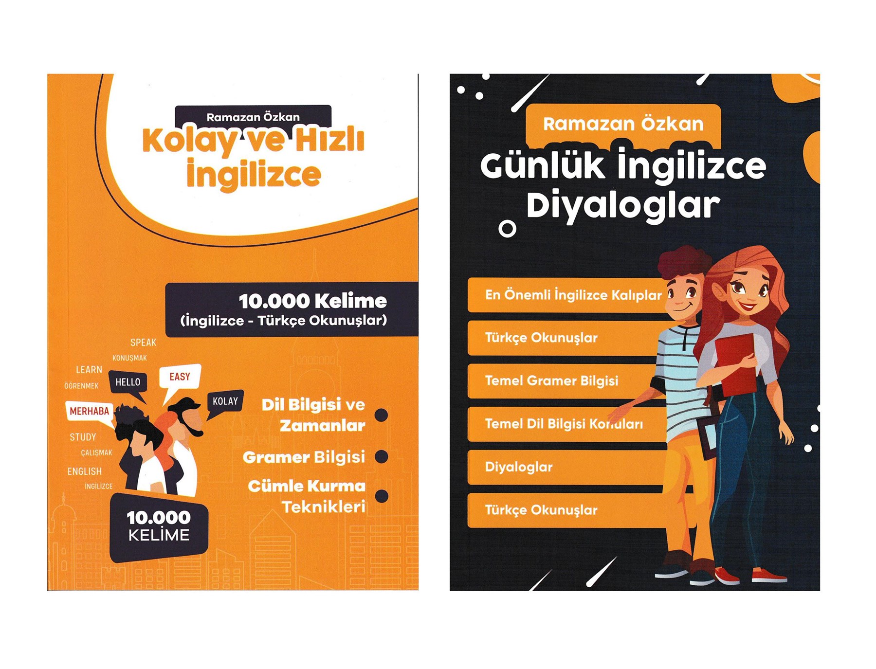 Günlük İngilizce Diyaloglar – Kolay Ve Hızlı İngilizce (2 Kitap)  Ramazan Özkan