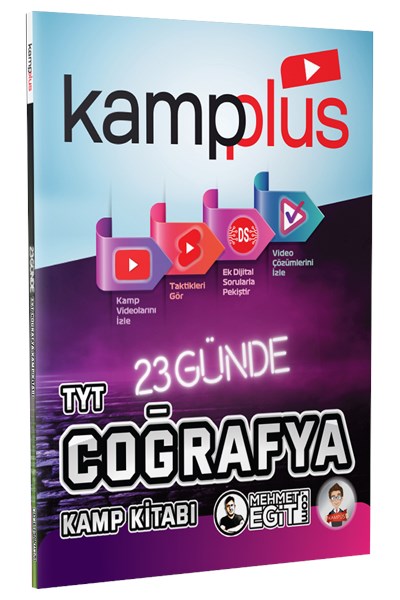 Kampplus 23 Günde Tyt Coğrafya Kampı Video Anlatımlı Kamp Kitabı