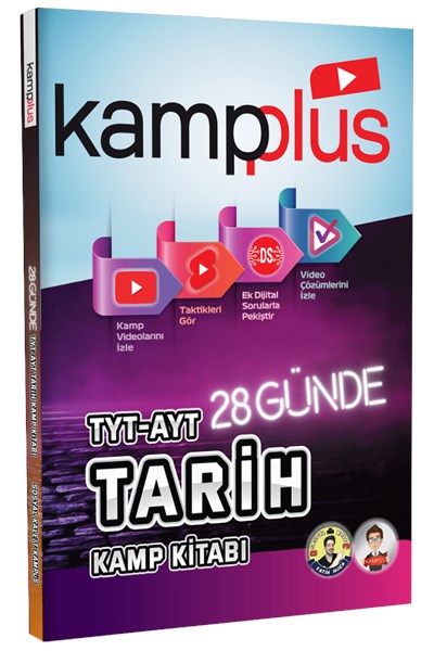 Kampplus 28 Günde TytAyt Tarih Kampı Video Anlatımlı Kamp Kitabı